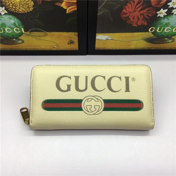 Gucci Print Leather Zip Around Wallet (Varied Colors) - Image 20