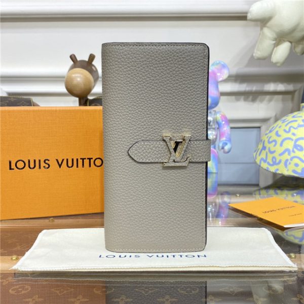 Louis Vuitton Vertical Wallet Pebble