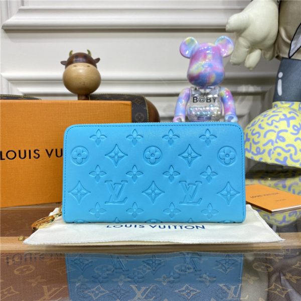 Louis Vuitton Zippy Wallet Turquoise