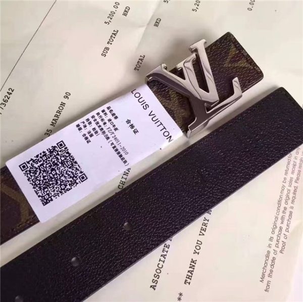 Louis Vuitton Initiales 30mm Reversible Replica Belt (Black) - Image 5