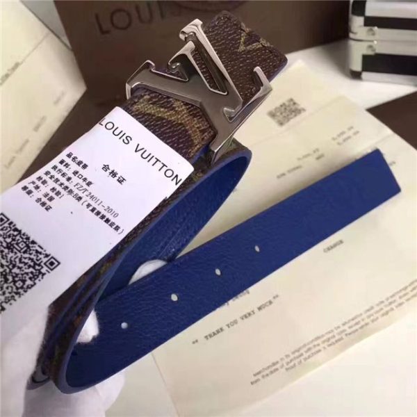 Louis Vuitton Initiales 30mm Reversible Belt (Blue) - Image 2