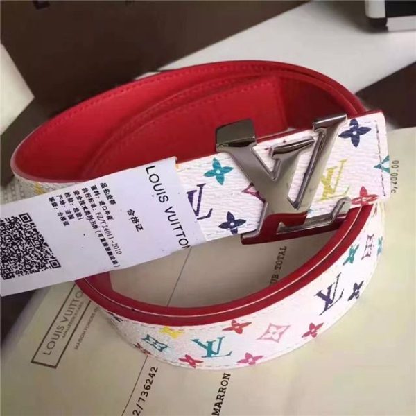 Louis Vuitton Initiales 30mm Reversible Belt (White) - Image 2