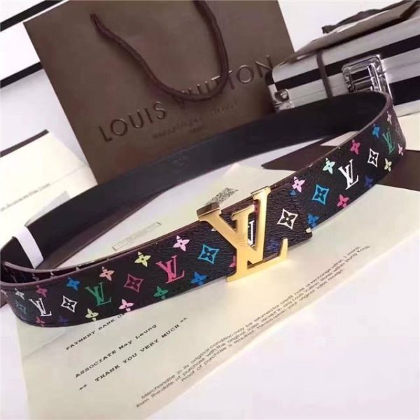 Louis Vuitton Initiales 30mm Reversible Replica Belt (Black) - Image 2