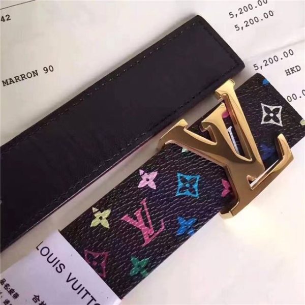 Louis Vuitton Initiales 30mm Reversible Replica Belt (Black) - Image 4