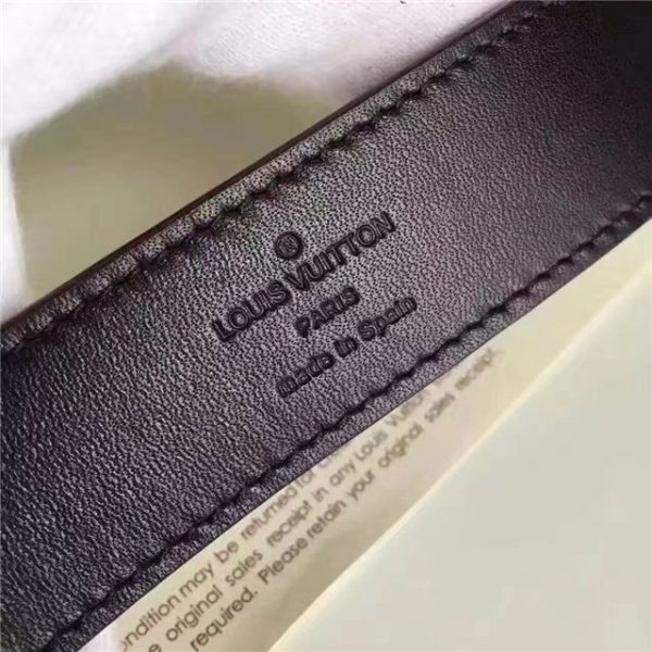 Louis Vuitton Initiales 30mm Reversible Replica Belt (Black) - Image 6