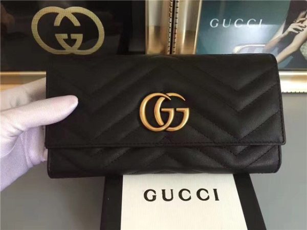 Gucci GG Replica Marmont Continental Wallet (Varied Colors) - Image 2