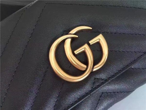 Gucci GG Replica Marmont Continental Wallet (Varied Colors) - Image 5