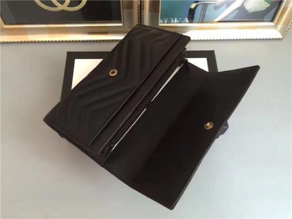 Gucci GG Replica Marmont Continental Wallet (Varied Colors) - Image 7