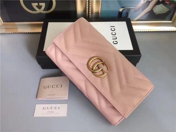 Gucci GG Replica Marmont Continental Wallet (Varied Colors) - Image 9