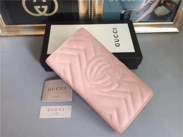 Gucci GG Replica Marmont Continental Wallet (Varied Colors) - Image 11