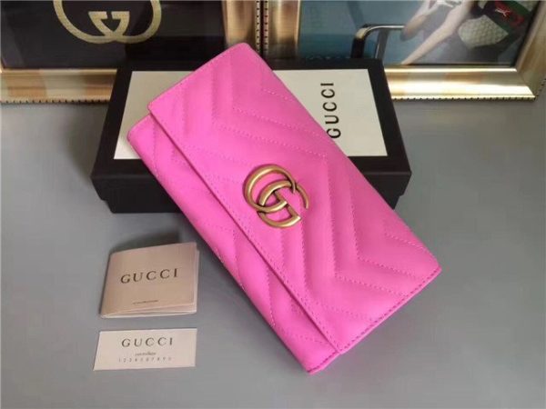 Gucci GG Replica Marmont Continental Wallet (Varied Colors) - Image 17