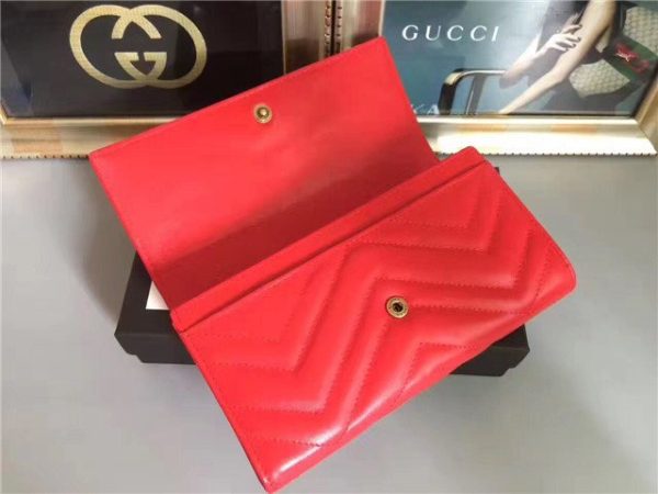 Gucci GG Replica Marmont Continental Wallet (Varied Colors) - Image 30