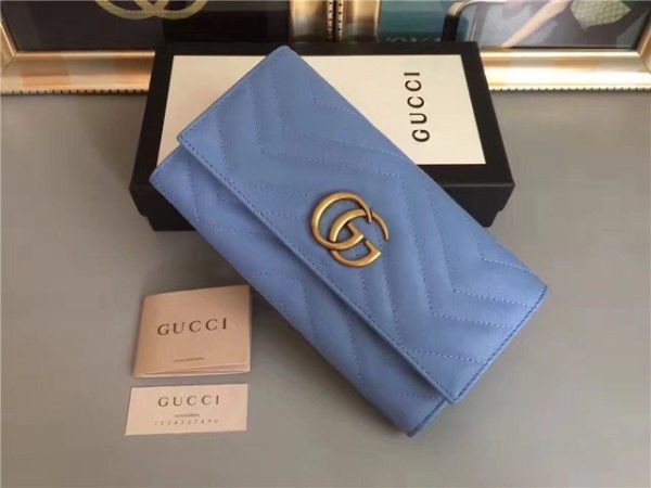 Gucci GG Replica Marmont Continental Wallet (Varied Colors) - Image 33