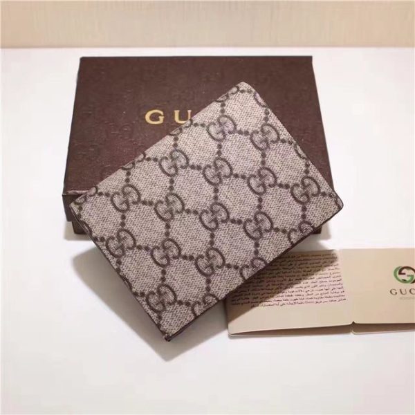Gucci Card Case With Embroidered Face Red - Image 3