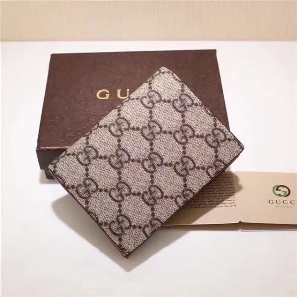 Gucci Card Case With Embroidered Face Pink - Image 3
