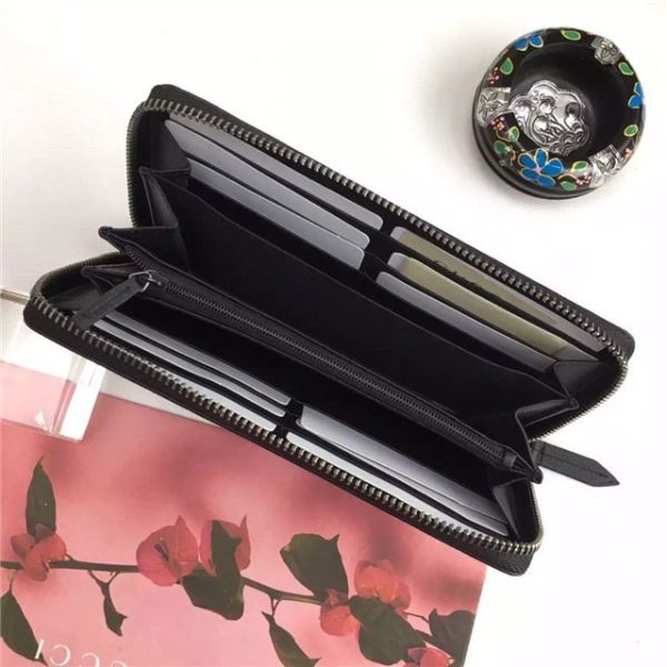 Gucci GG Supreme Zip Around Wallet Tiger Print - Image 6
