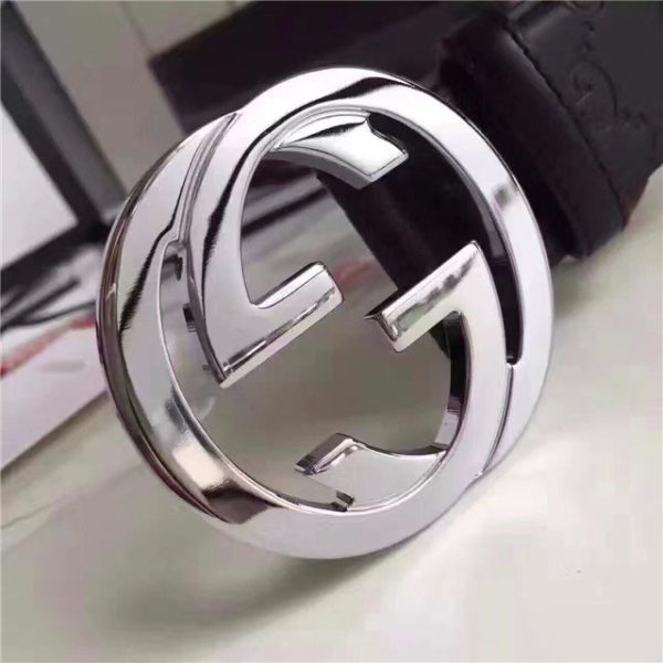 Gucci GG Signature Leather Replica Belt (Varied Colors) - Image 4