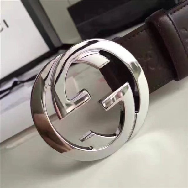 Gucci GG Signature Leather Replica Belt (Varied Colors) - Image 13
