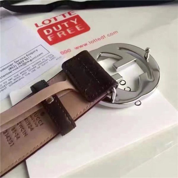 Gucci GG Signature Leather Replica Belt (Varied Colors) - Image 18