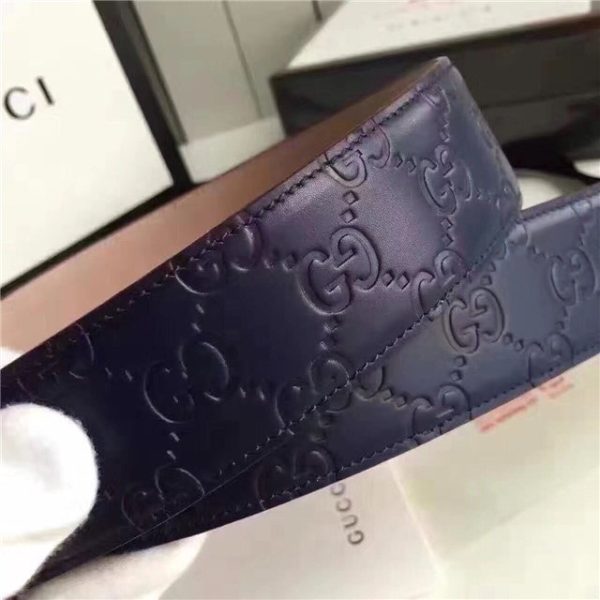 Gucci GG Signature Leather Replica Belt (Varied Colors) - Image 25