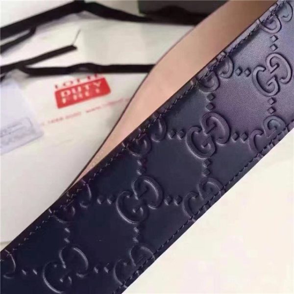 Gucci GG Signature Leather Replica Belt (Varied Colors) - Image 26
