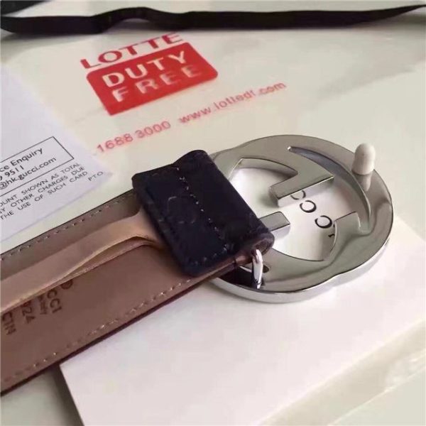 Gucci GG Signature Leather Replica Belt (Varied Colors) - Image 27