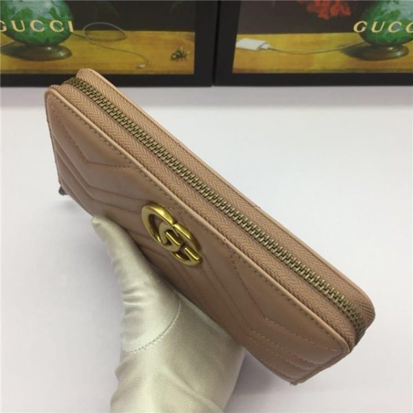 Gucci GG Marmont Zip Around Replica Wallet (Varied Colors) - Image 3