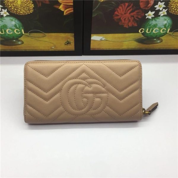 Gucci GG Marmont Zip Around Replica Wallet (Varied Colors) - Image 4