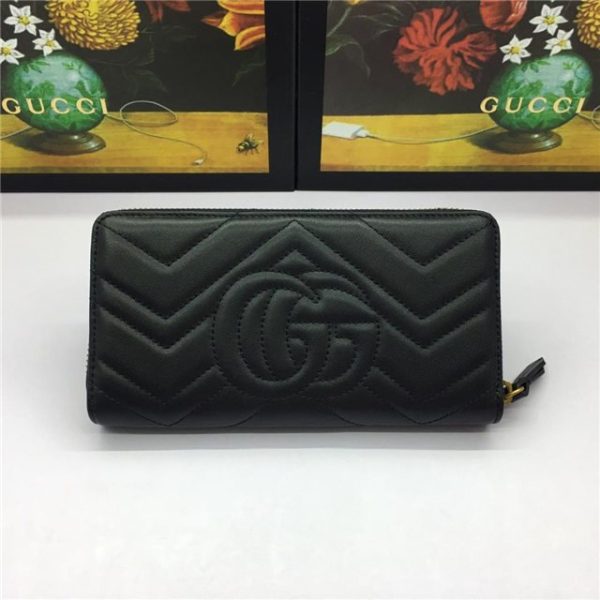Gucci GG Marmont Zip Around Replica Wallet (Varied Colors) - Image 12