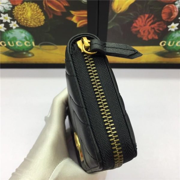 Gucci GG Marmont Zip Around Replica Wallet (Varied Colors) - Image 13