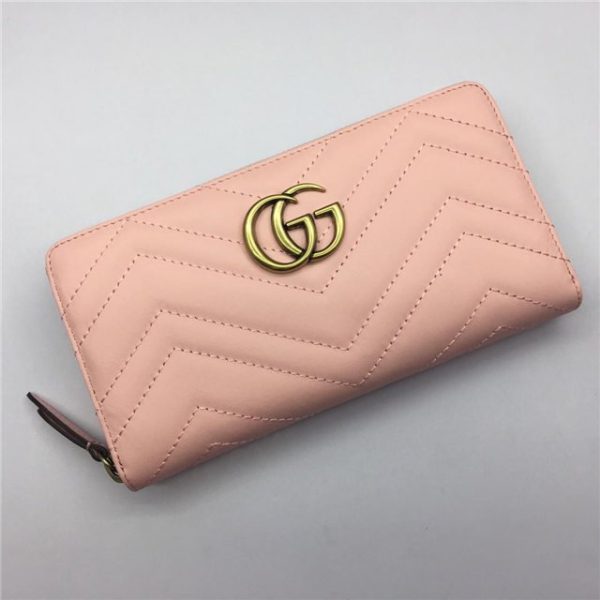 Gucci GG Marmont Zip Around Replica Wallet (Varied Colors) - Image 18