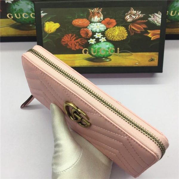 Gucci GG Marmont Zip Around Replica Wallet (Varied Colors) - Image 19