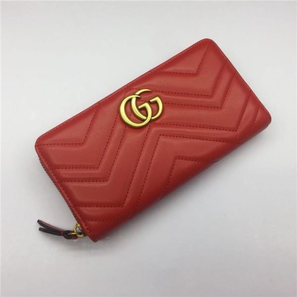Gucci GG Marmont Zip Around Replica Wallet (Varied Colors) - Image 26