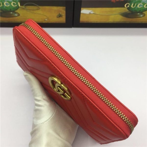 Gucci GG Marmont Zip Around Replica Wallet (Varied Colors) - Image 27