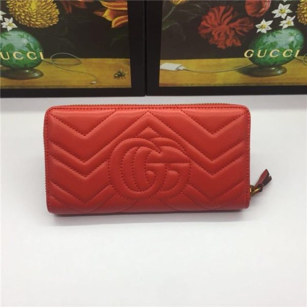 Gucci GG Marmont Zip Around Replica Wallet (Varied Colors) - Image 28