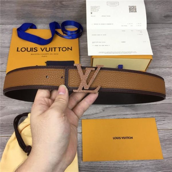 Louis Vuitton LV Covered 40mm Belt Havane - Image 5