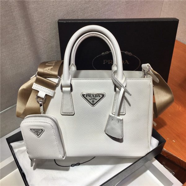 Prada Saffiano Leather Handbag ( Varied Colors) 1BA296 - Image 13