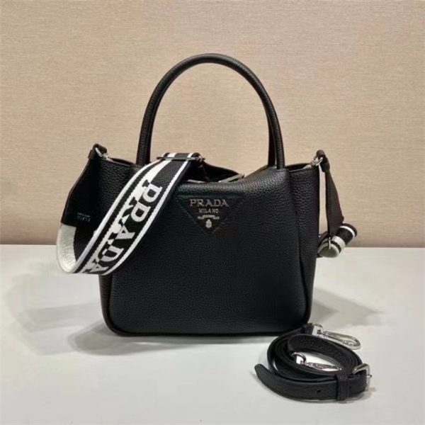 Prada Small Leather Handbag (Varied Colors) 1BC145 - Image 3