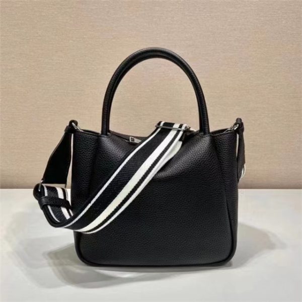 Prada Small Leather Handbag (Varied Colors) 1BC145 - Image 6