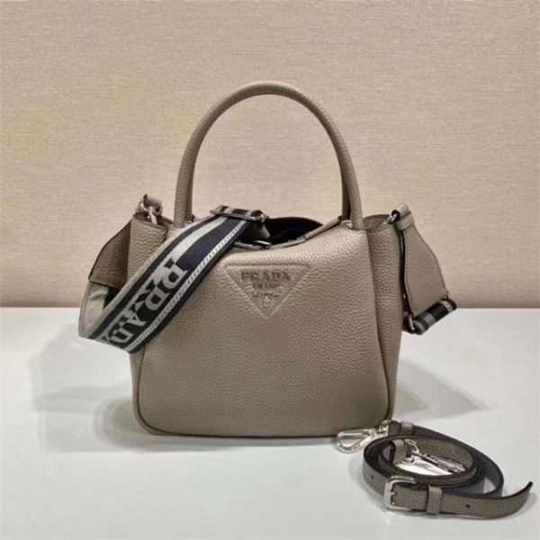 Prada Small Leather Handbag (Varied Colors) 1BC145 - Image 13