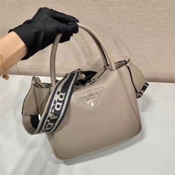 Prada Small Leather Handbag (Varied Colors) 1BC145 - Image 14