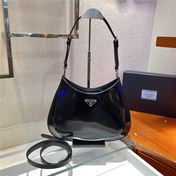 Prada Large Cleo Brushed Leather Shoulder Bag (Varied Colors) 1BC156B - Image 10