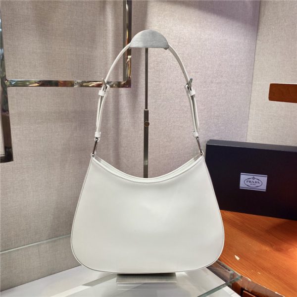Prada Large Cleo Brushed Leather Shoulder Bag (Varied Colors) 1BC156B - Image 5