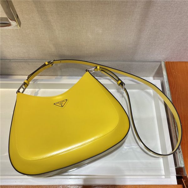 Prada Large Cleo Brushed Leather Shoulder Bag (Varied Colors) 1BC156B - Image 38