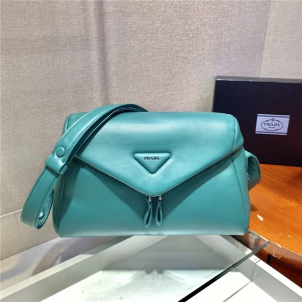 Prada Signaux Padded Nappa Leather Bag (Varied Colors) 1BC165 - Image 11