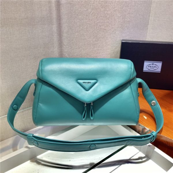 Prada Signaux Padded Nappa Leather Bag (Varied Colors) 1BC165 - Image 12