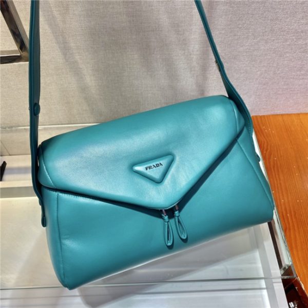 Prada Signaux Padded Nappa Leather Bag (Varied Colors) 1BC165 - Image 14