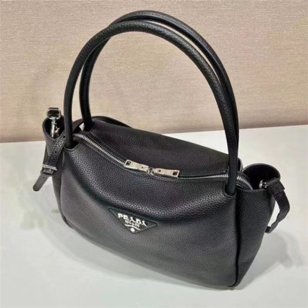 Prada Large Leather Handbag (Varied Colors) 1BC170 - Image 45