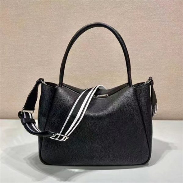 Prada Large Leather Handbag (Varied Colors) 1BC170 - Image 46