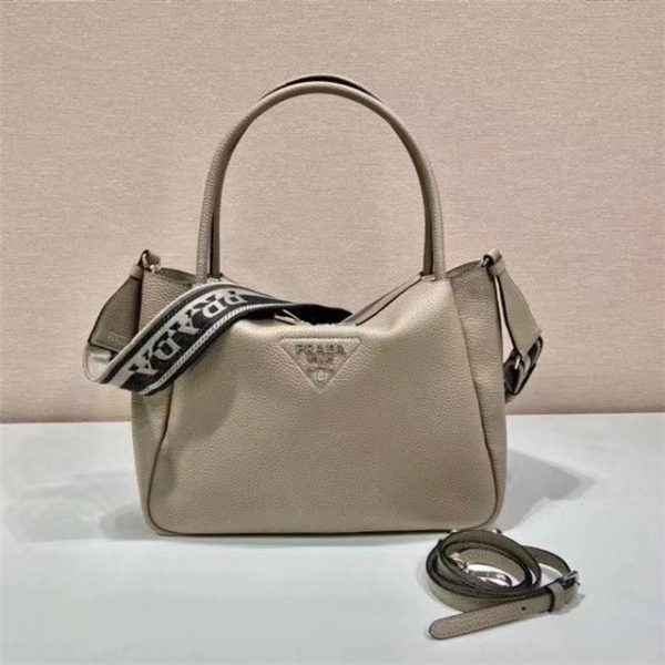 Prada Large Leather Handbag (Varied Colors) 1BC170 - Image 33